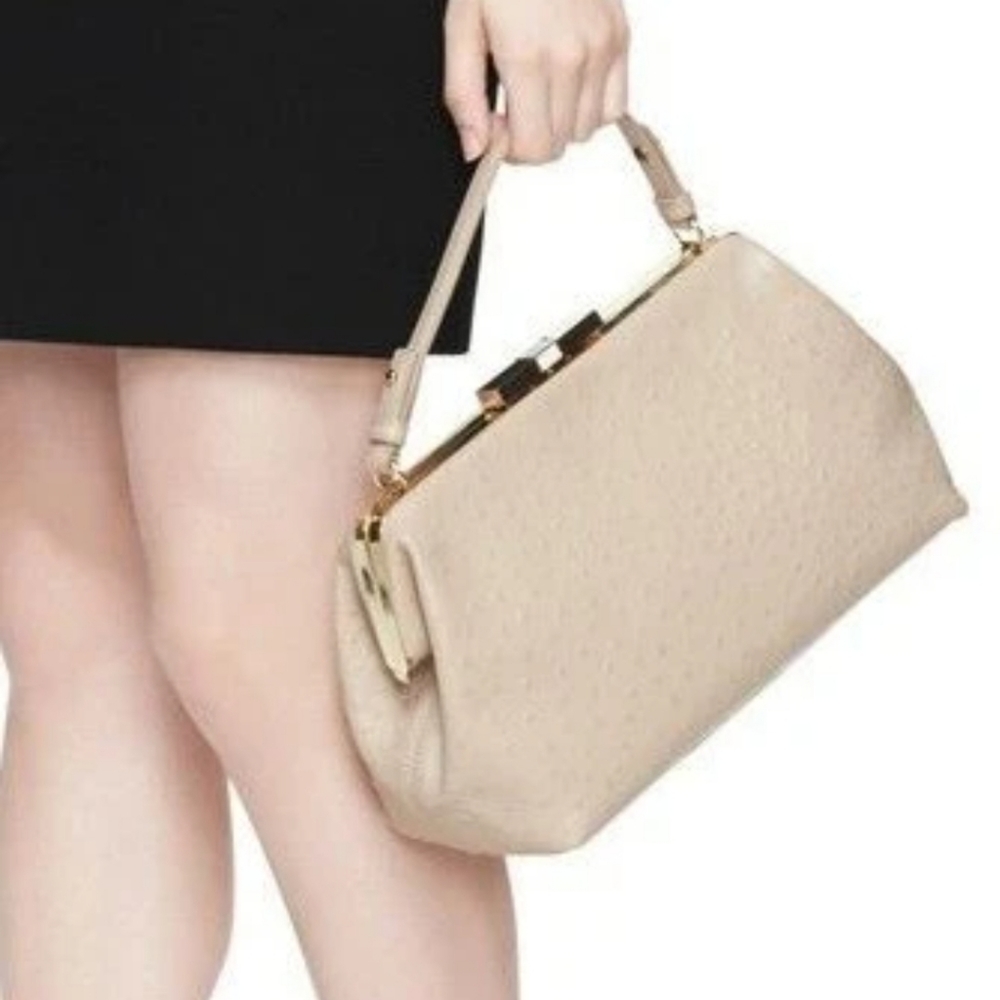 Kate Spade Victoria Falls Madeline Ostrich Satchel
